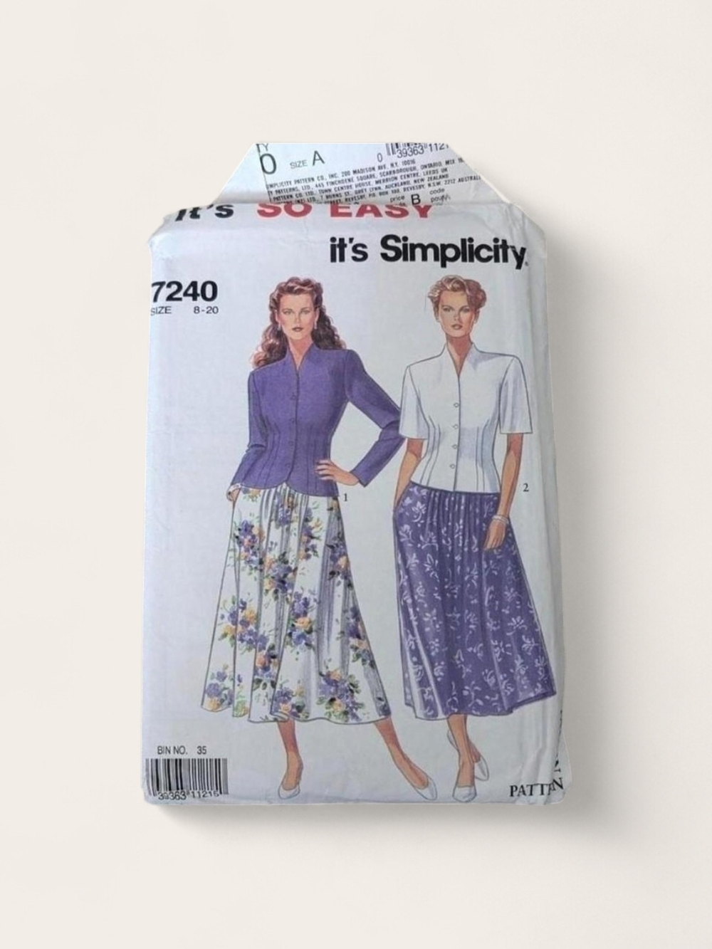 1991 simplicity sewing pattern
